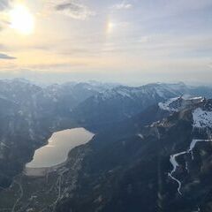 Flugwegposition um 16:49:24: Aufgenommen in der Nähe von Gemeinde Wiesing, Österreich in 2537 Meter